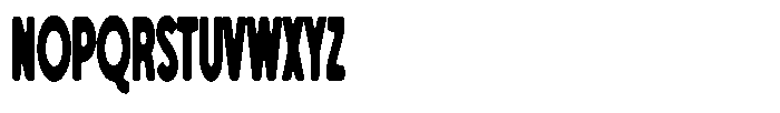 Under Trained Bold Font UPPERCASE