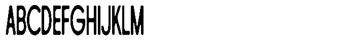 Under Trained Regular Font UPPERCASE