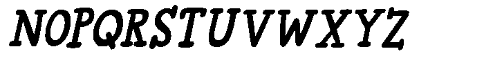 Under Your Wing Italic Font UPPERCASE