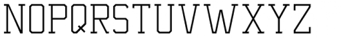 Undergrad UltraThin Font UPPERCASE