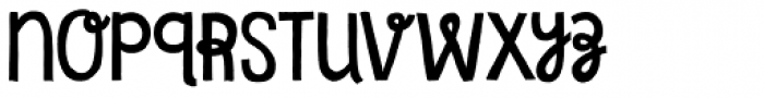 Undersong Solid Font LOWERCASE