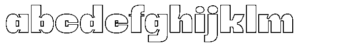 Uneko Bold Outline FONT