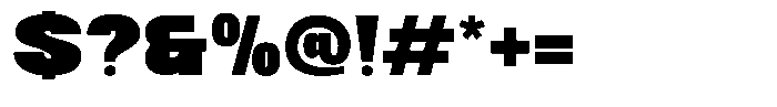 Uneko Bold Regular Font OTHER CHARS