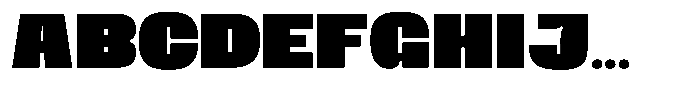 Uneko Bold Regular Font UPPERCASE