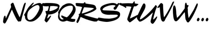 Unger Script Std Regular Font UPPERCASE