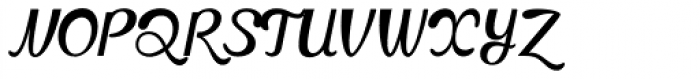 Unhooked Cyrillic Font UPPERCASE