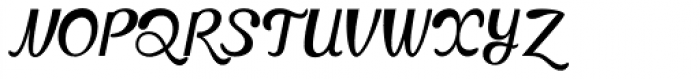 Unhooked Roman Font UPPERCASE