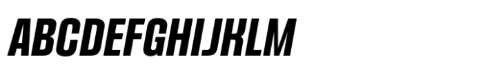 Unicaster Bold Slanted Font