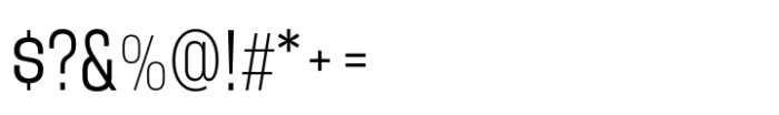 Unicaster Regular Font OTHER CHARS