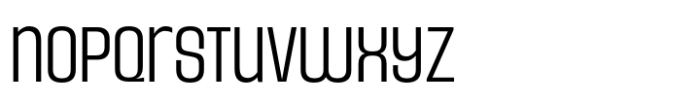 Unicaster Regular Font LOWERCASE