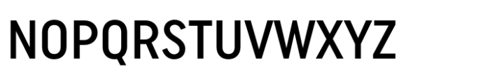 Uniform Condensed Medium Font UPPERCASE