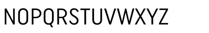 Uniform Condensed Regular Font UPPERCASE