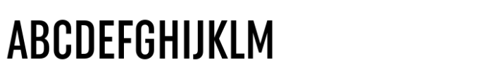 Uniform Extra Condensed Medium Font UPPERCASE