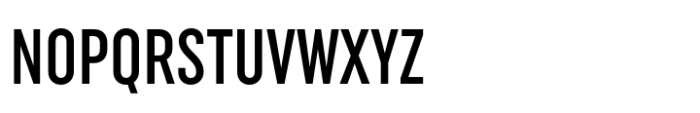 Uniform Extra Condensed Medium Font UPPERCASE