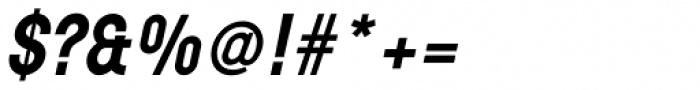 Unigram Black Italic Font OTHER CHARS