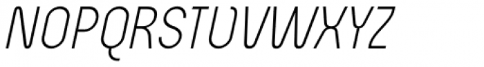 Unigram Book Italic Font UPPERCASE