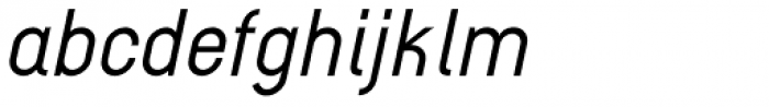 Unigram Italic Font LOWERCASE