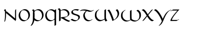 Unikled Regular Font LOWERCASE