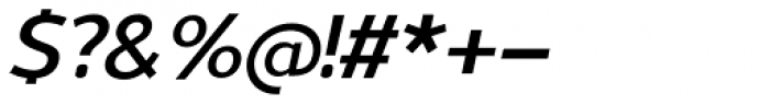 Uniman DemiBold Italic Font OTHER CHARS