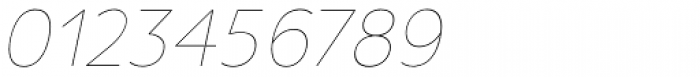 Uniman UltraLight Italic Font OTHER CHARS