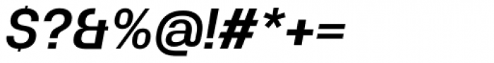 Uninsta DemiBold Italic Font OTHER CHARS