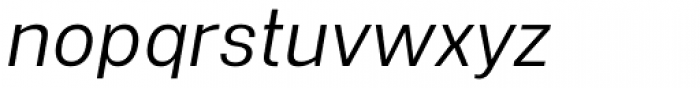 Uninsta Italic Font LOWERCASE