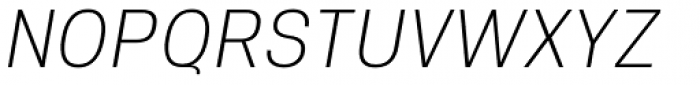 Uninsta Normal Italic Font UPPERCASE