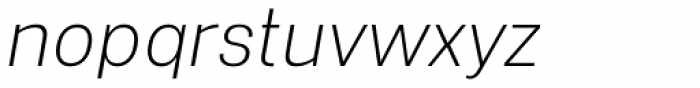Uninsta Normal Italic Font LOWERCASE