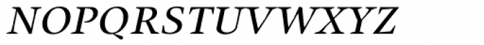 Union Small Caps Italic Font LOWERCASE