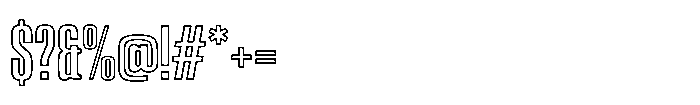 Unipol Font OTHER CHARS