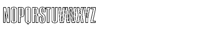 Unipol Font UPPERCASE
