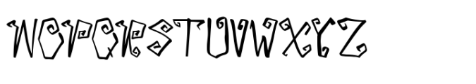 Unique Old Regular Font UPPERCASE