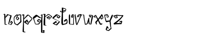 Unique Old Regular Font LOWERCASE