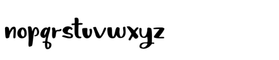 Unique and florist Font LOWERCASE