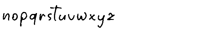 Unique moments Font LOWERCASE
