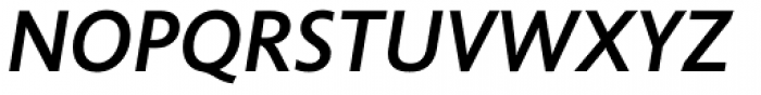 Unita Medium Italic Font UPPERCASE