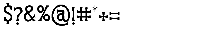 Unity Neo Font OTHER CHARS