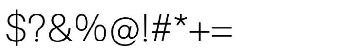 Univa Nova Light Font OTHER CHARS