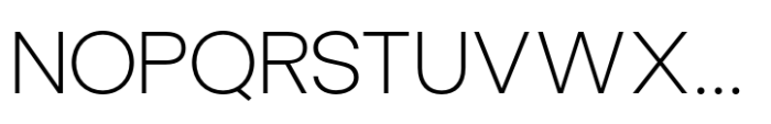 Univa Nova Light Font UPPERCASE