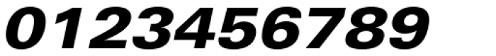 Univers 73 Extended Black Oblique Font OTHER CHARS