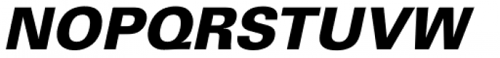 Univers 76 Black Oblique Font UPPERCASE