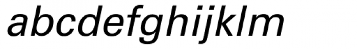 Univers Cyrillic 55 Oblique Font LOWERCASE