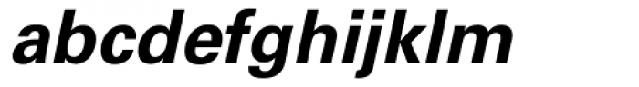 Univers Cyrillic 65 Bold Oblique Font LOWERCASE