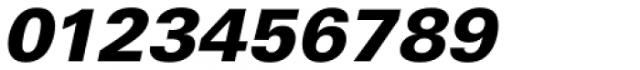 Univers Cyrillic 75 Black Oblique Font OTHER CHARS