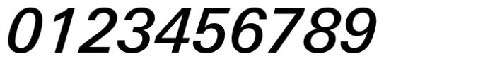 Univers Next 531 Basic Medium Italic Font OTHER CHARS