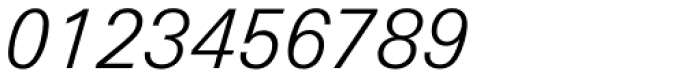 Univers Next Pro 331 Basic Light Italic Font OTHER CHARS