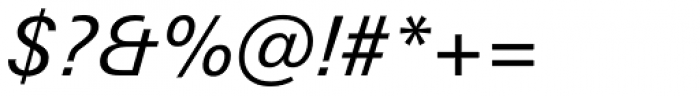 Univers Next Pro 431 Basic Italic Font OTHER CHARS