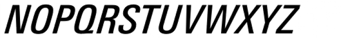Univers Next Pro 521 Condensed Medium Italic Font UPPERCASE