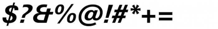 Univers Next Pro 631 Basic Bold Italic Font OTHER CHARS