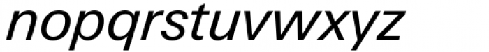 Univers Next Variable Italic Font LOWERCASE